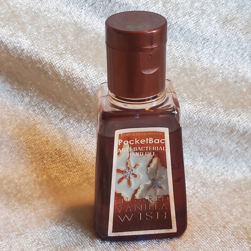 3/$15 Bath & Body Sugared Vanilla Wish PocketBac Hand Gel Anti…